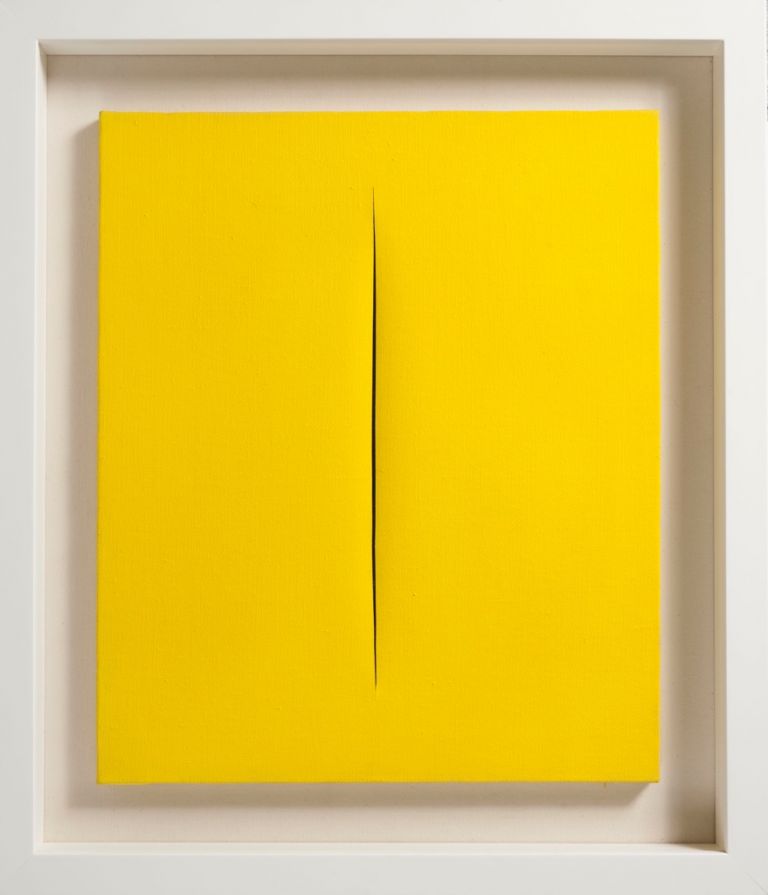 Lucio Fontana, Concetto Spaziale. Attese, 1966 - De Jonckheere, Ginevra