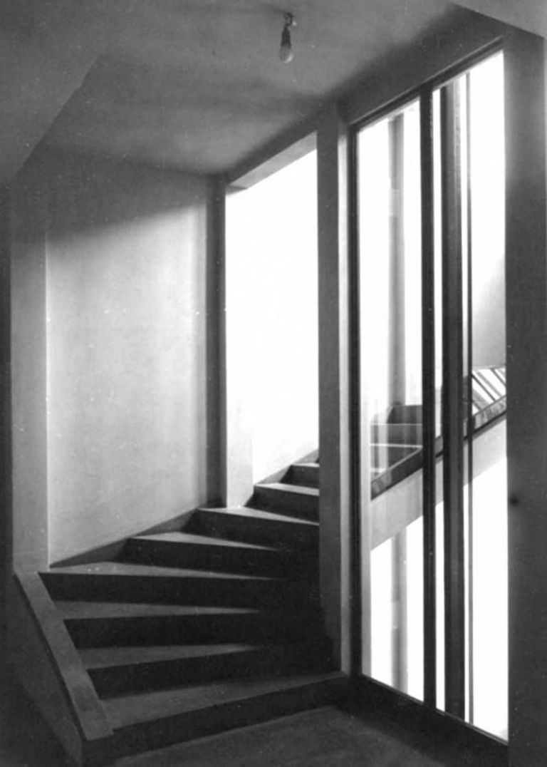 Ludwig Wittgenstein & Paul Englemann, Kundmanngasse House, Vienna 1928 - scala interna