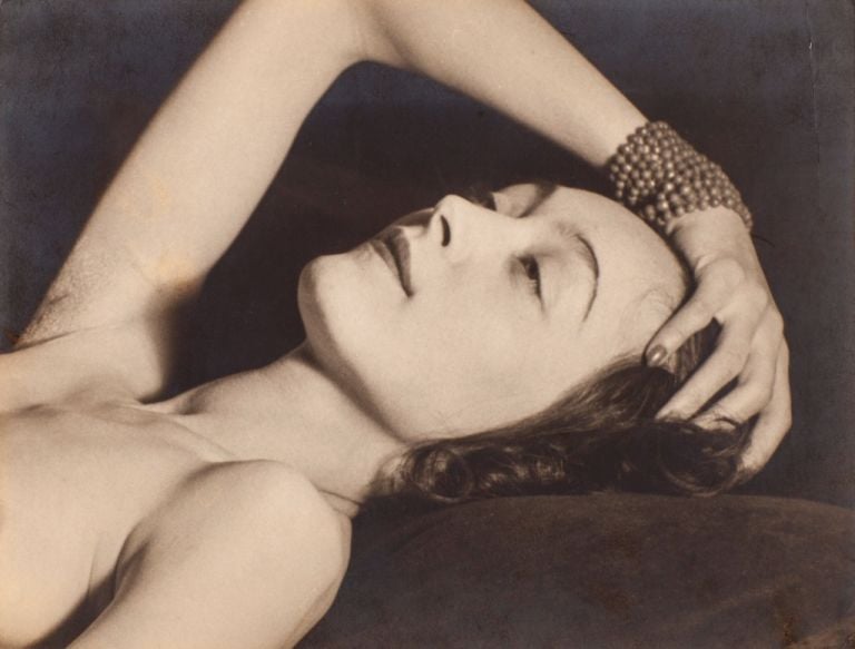 Man Ray, Nusch Eluard, 1928. Gelatin silver print on paper, 175 x 225 mm. The Sir Elton John Photography Collection, Man Ray Trust - ADAGP, Paris and DACS, London 2016. Courtesy Tate, London