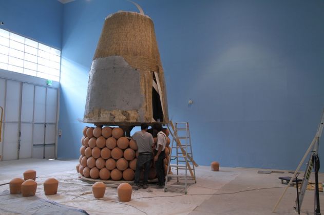 Wael Shawky – Al Araba Al Madfuna - installation view at Fondazione Merz, Torino 2016