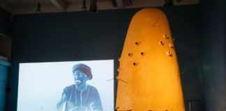 Wael Shawky – Al Araba al Madfuna – exhibition view at Fondazione Merz, Torino 2016 – photo Andrea Guermani