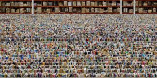 Andreas Gursky, Amazon, 2016, foto © Andreas Gursky, 2016 Artists Rights Society (ARS), New York, VG Bild-Kunst, Bonn, courtesy Gagosian