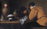 Diego Velázquez, Due giovani uomini mangiano a un’umile tavola, 1622 - Apsley House, The Wellington Museum, Londra