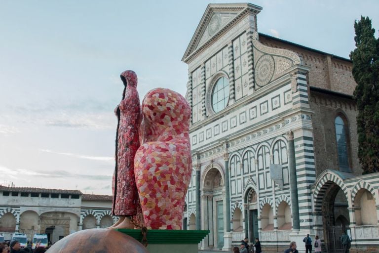 Gaetano Pesce, Maestà tradita, Piazza Santa Maria Novella, Firenze