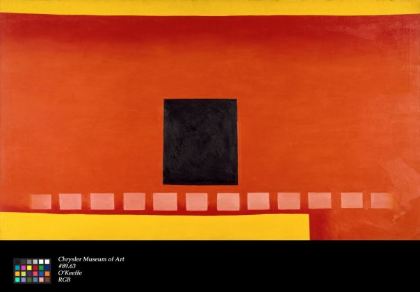 Georgia O’Keeffe, Black door with Red, 1954 - Chrysler Museum of Art, Norfolk, VA, Bequest of Walter P. Chrysler, Jr. - © 2016 Georgia O’Keeffe Museum-Bildrecht, Wien