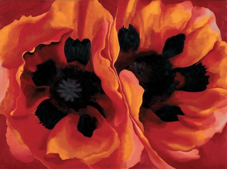 Georgia O’Keeffe, Oriental Poppies, 1927 - The collection of the Frederick R. Weisman Art, Museum at the University of Minnesota, Minneapolis - © 2016 Georgia O’Keeffe Museum-Bildrecht, Wien