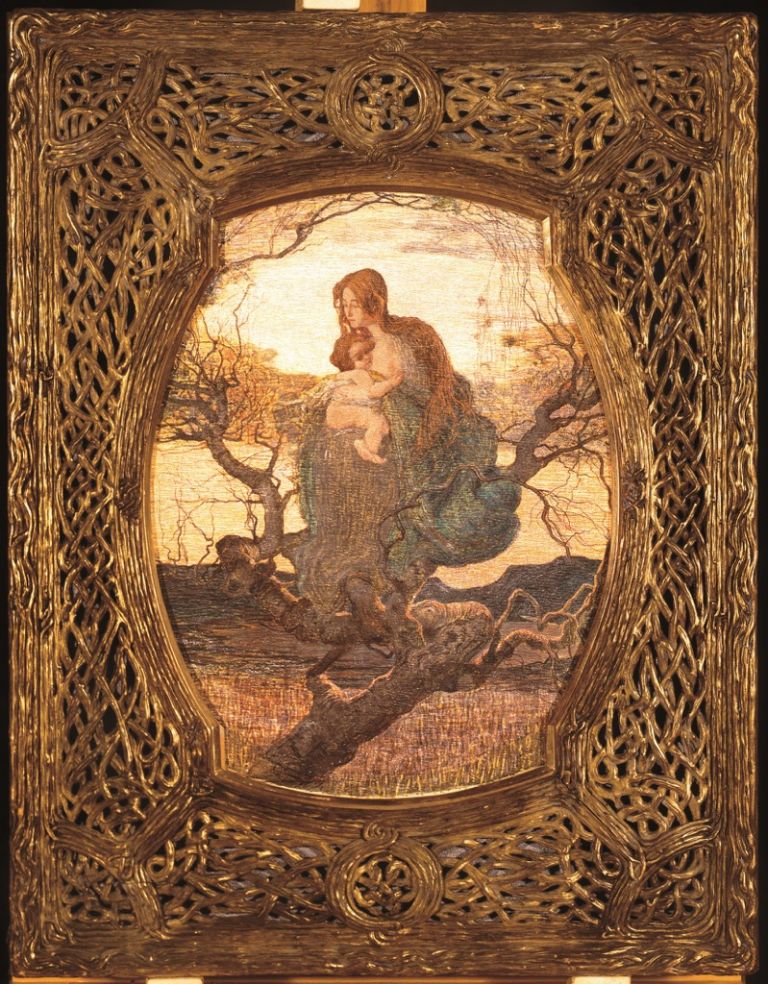 Giovanni Segantini, L’angelo della vita, 1894-95 - Budapest, Szépművészeti Múzeum