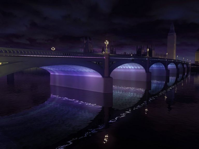 Il progetto di Leo Villareal per Illuminated River (copyright Leo Villareal e Lifschutz Davidson Sandilands)