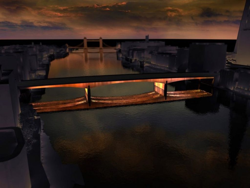 Leo Villareal vince il concorso per disegnare con la luce i ponti sul Tamigi a Londra. Ecco le immagini del progetto