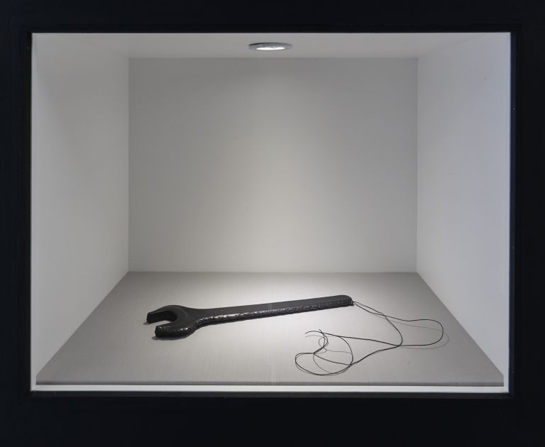 Monica Bonvicini - Leather tool (wrench)