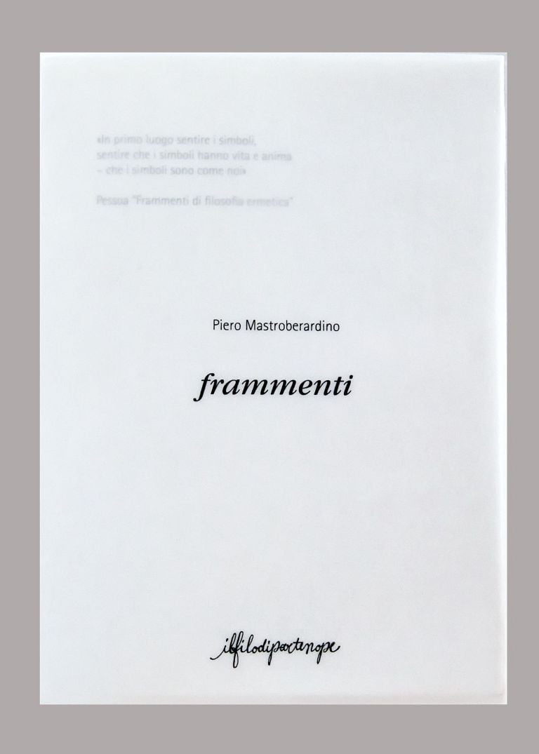 Piero Mastroberardino – Frammenti (ilfilodipartenope) - cover