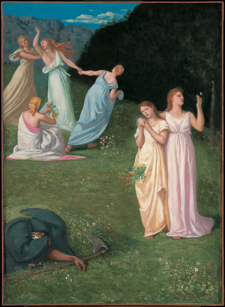 Pierre Puvis de Chavannes, Les Jeunes Filles et la Mort, 1872 - Williamstown, Sterling and Francine Clark Art Institute
