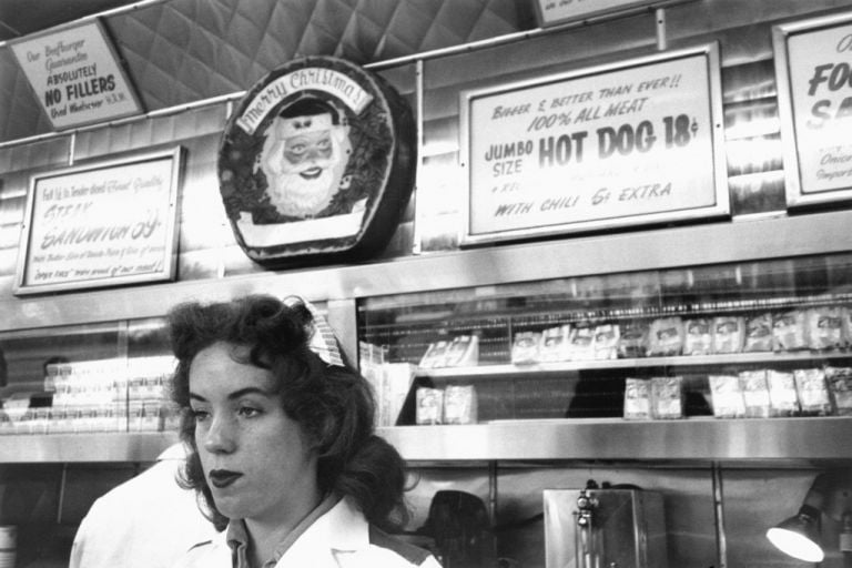 Robert Frank, Ranch Market, Hollywood - copyright Robert Frank da Gli americani