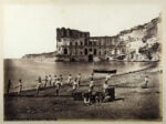 Robert Rive, Rovine del Palazzo di D. Anna a Posillipo. Napoli, 1860-1870, Stampa all’albumina, cm 19,5x25