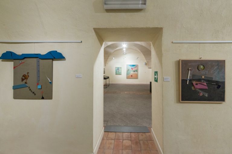 Sergio Dangelo – Les rendez-vous - exhibition view at Broletto, Pavia 2016 - photo Fabio Mantegna