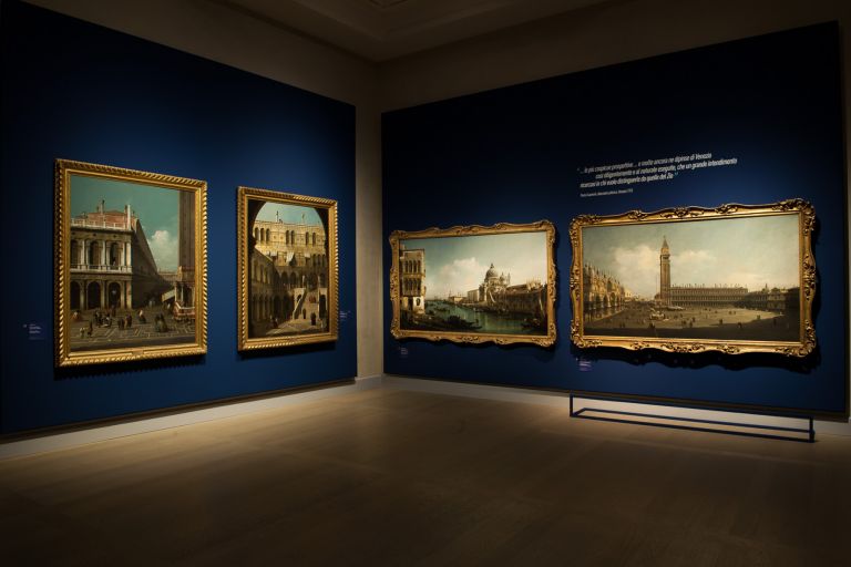 Bellotto e Canaletto. Lo stupore e la luce. Exhibition view at Gallerie d'Italia, Milano 2017