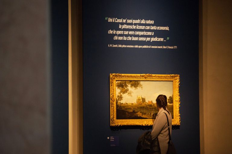 Bellotto e Canaletto. Lo stupore e la luce. Exhibition view at Gallerie d'Italia, Milano 2017