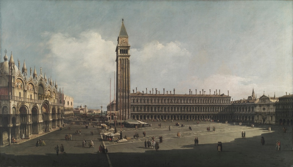 Bernardo Bellotto, La Piazza San Marco, Venezia, 1742-43, The Cleveland Museum of Art