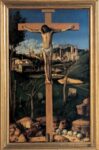 Crocifisso con cimitero ebraico, di Giovanni Bellini