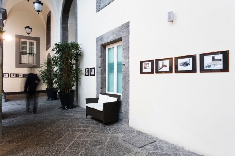 Eugenio Tibaldi - Studio sulle architetture minime - exhibition view at Palazzo Caracciolo, Napoli 2016 - photo Amedeo Benestante
