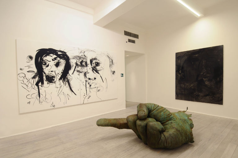 Faith & Fathom - exhibition view at Galleria Poggiali, Firenze 2016