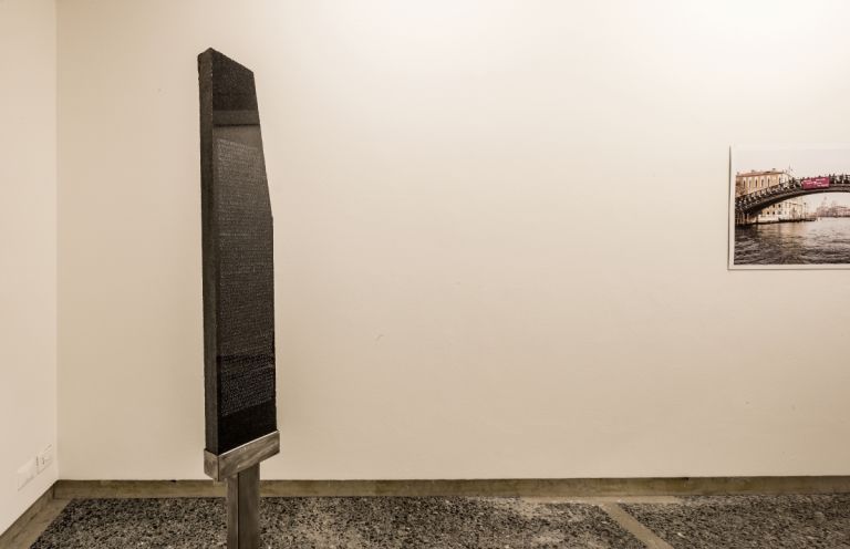Francesco Pozzato, Stele n. 92 di Wernicke, 2016, 100ma Collettiva Giovani Artisti, Fondazione Bevilacqua La Masa, Venezia, photo Giorgio Bombieri