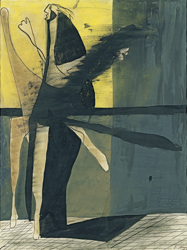 Francis Bacon, Composition (Figure), 1933 - Colección Abelló, Madrid - © The Estate of Francis Bacon - DACS-VEGAP, Bilbao, 2016