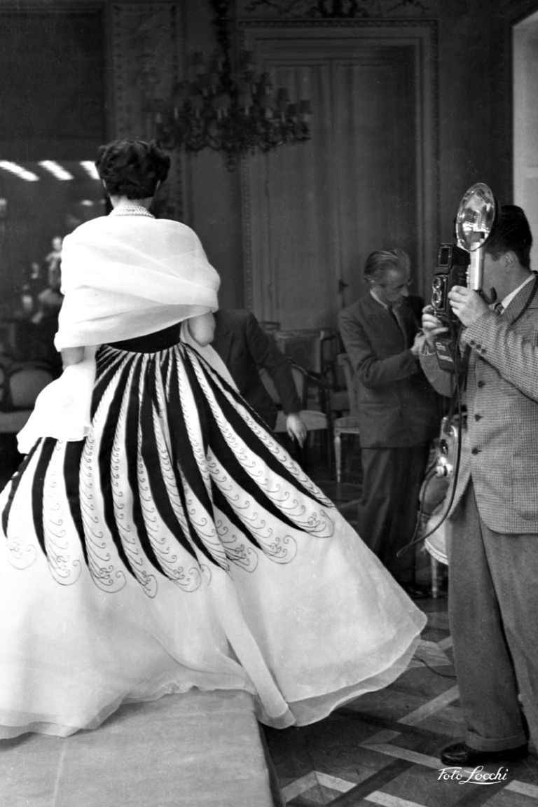 Gennaio 1952, Moda al Grand Hotel © Archivio Foto Locchi