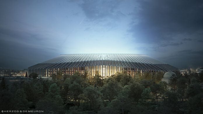 Il progetto per il nuovo Stamford Bridge, Londra (c) Herzog & de Meuron