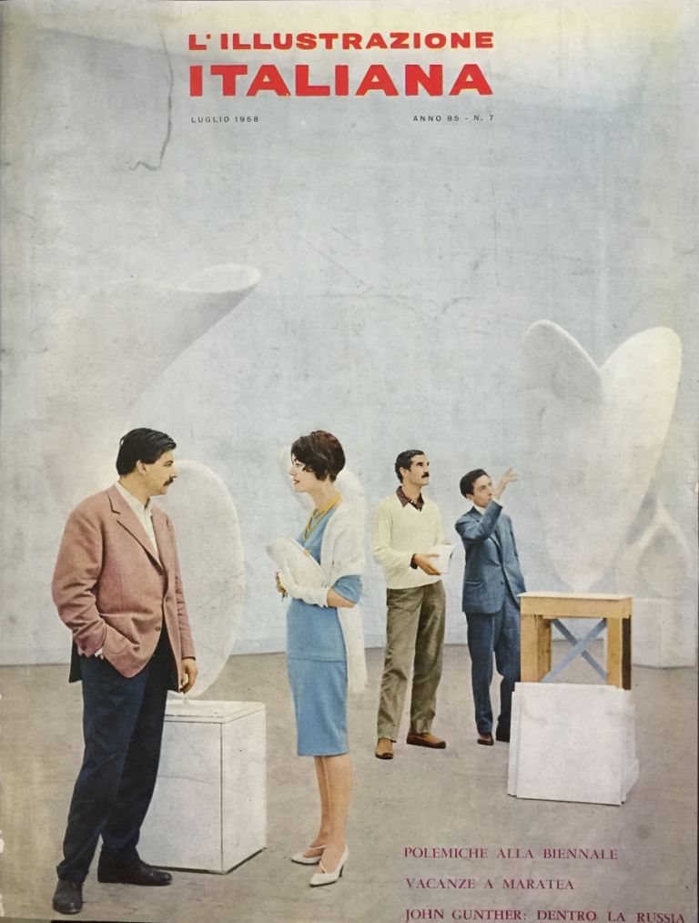 Illustrazione Italiana, numero 85, 7 luglio 1958, copertina, foto Ugo Mulas