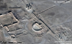 Immagine satellitare prima della distruzione (copyright DigitalGlobe)