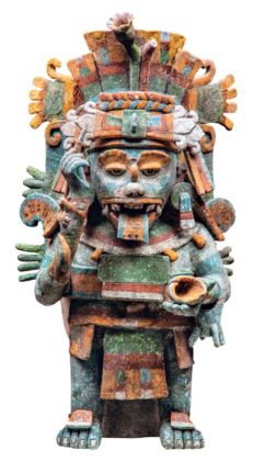 Incensiere - Mayapán, Yucatán, Periodo Post-Classico tardo (1250-1527 d.C.) - INAH, Museo Regional de Antropología, Palacio Cantón, Mérida, Yucatán