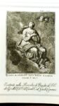 Incisione dei primi dell’Ottocento riproducente il bozzetto che Guercino fece prima di compiere la pala per Aversa