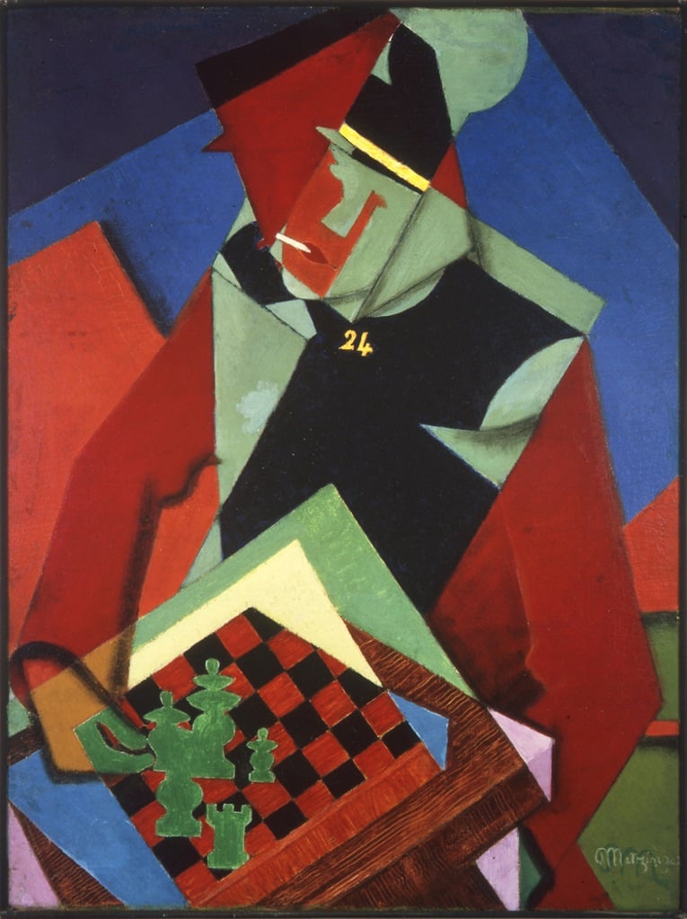 Jean Metzinger, Soldato che gioca a scacchi, 1915-16. Smart Museum of Art, University of Chicago