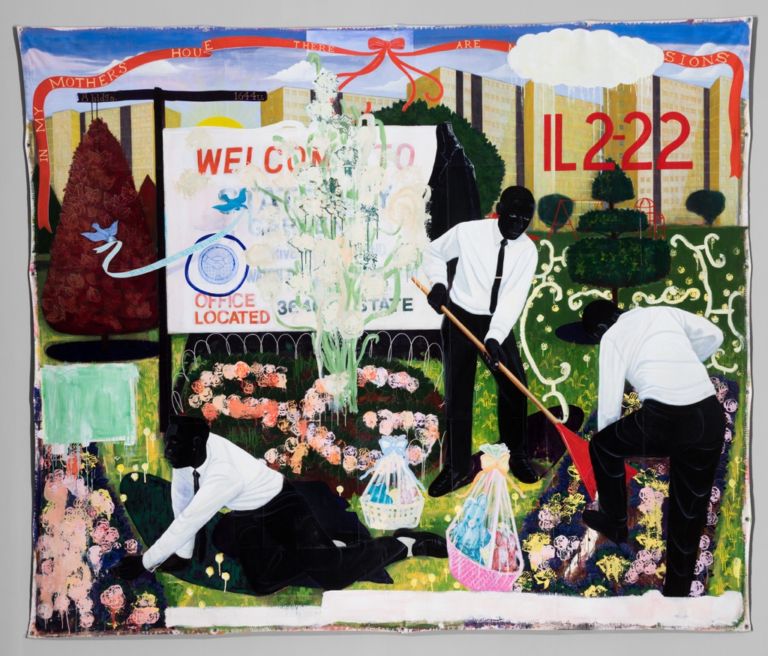 Kerry James Marshall, Many Mansions, 1994 - The Art Institute of Chicago - © Kerry James Marshall - Photo © The Art Institute of Chicago