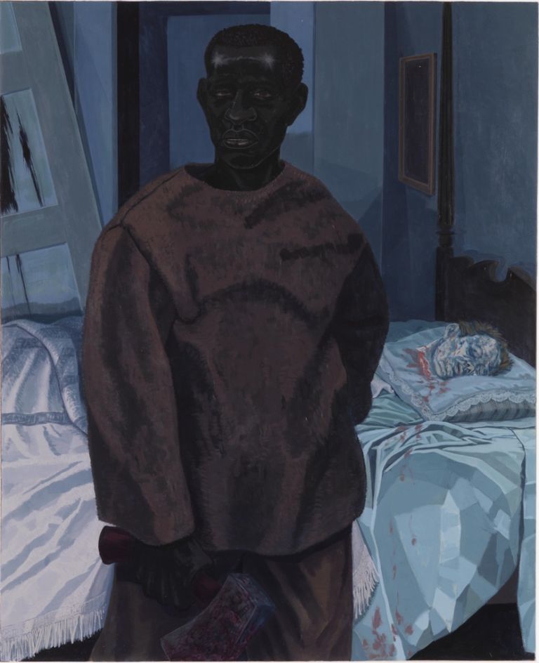 Kerry James Marshall, Portrait of Nat Turner with the Head of his Master, 2011 - Private collection, courtesy Segalot, New York - © Kerry James Marshall - Photo Bruce White