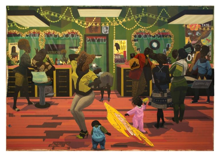 Kerry James Marshall, School of Beauty, School of Culture, 2012 - Birmingham Museum of Art - © Kerry James Marshall - Photo Sean Pathasema