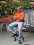 Kerry James Marshall in Studio - photo Kendall Karmanian