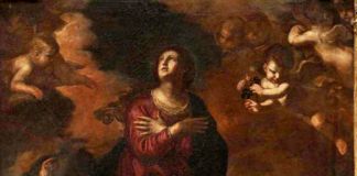 La Madonna Asunta in Cielo attribuita al Guercino