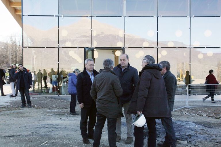 La presentazione della mensa scolastica di Amatrice progettata da Stefano Boeri