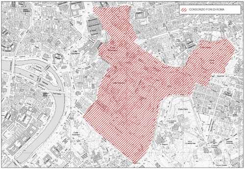 Le aree oggetto dell’Accordo Mibact-Roma Capitale
