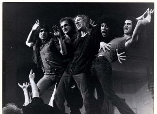 Living Theatre, foto di scena dall’Antigone di Bertolt Brecht, s.d., carte Living Theatre