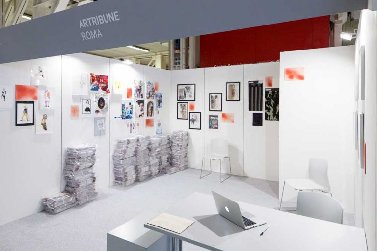 Lo stand Artribune-IED ad Arte Fiera, Bologna 2017 (foto altrospaziophotography.com)