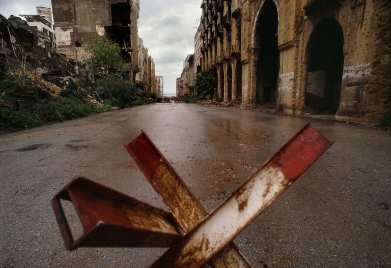 Maarad Street. Beirut, Lebanon, 1991 © René Burri / Magnum Photos
