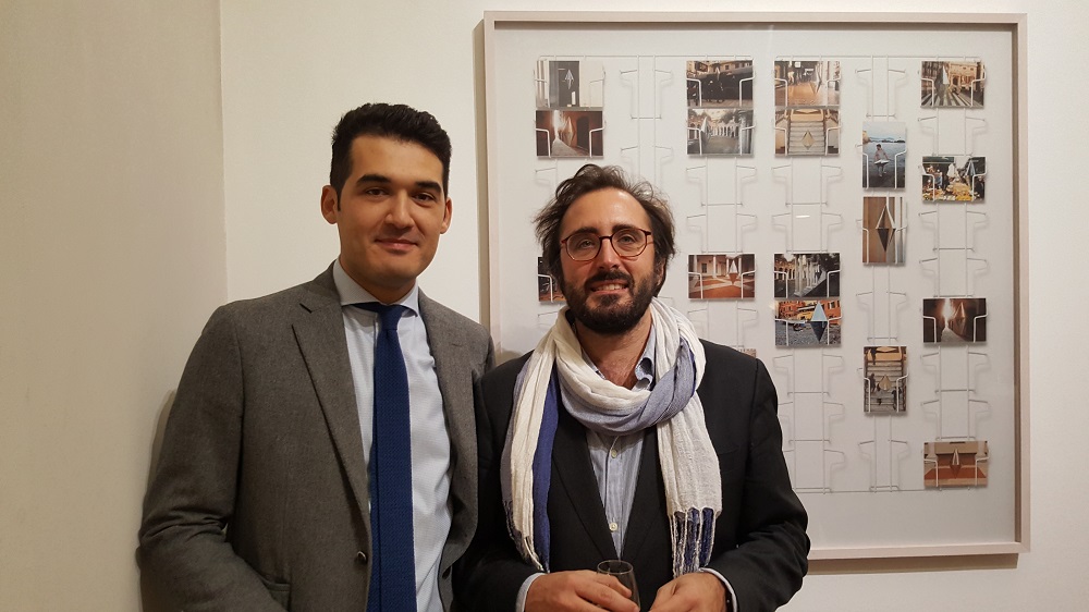 Matteo Negri, Piano piano. Antonio Borghese e Lorenzo Bruni. Galleria ABC Arte, Genova 2017. Photo Linda Kaiser