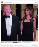Melania Trump vestita D&G nel post su Instagram