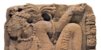 Monumento 14 - Toniná, Chiapas, Periodo Classico tardo (600-900 d.C.) - INAH, Museo de Sitio de Toniná, Ocosingo, Chiapas