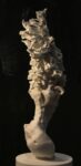 Nicola Samorì, Lucy, 2016 – Gare de l'Est – installation overview at Teatro Anatomico, Palazzo del Bo, Padova 2016 – photo Rolando Paolo Guerzoni