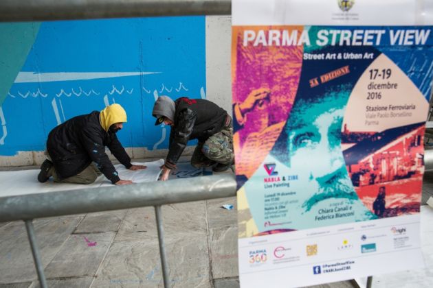Parma Street View - murale di Nabla & Zibe