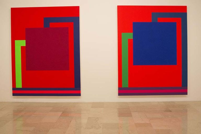 Peter Halley – New Paintings - Galleria Mazzoli, Modena 2016